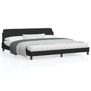 Bedframe 200x200 cm fluweel zwart