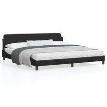 Bedframe Met Hoofdeinde Fluweel Zwart 200X200 Cm