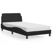 Bedframe "Dover" kunstleer zwart 100x203 cm