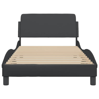 Bedframe "Dover" kunstleer zwart 100x203 cm