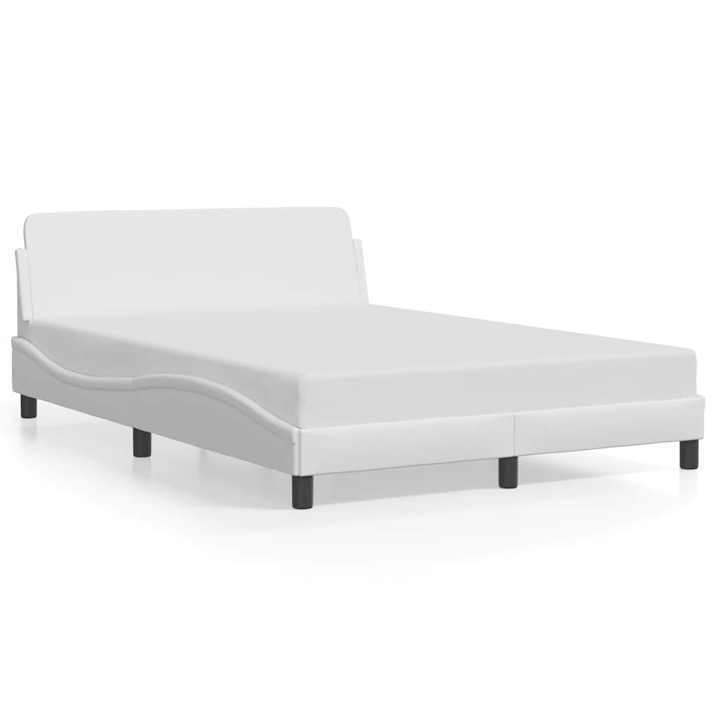 Bedframe "Dover" 137x190 cm kunstleer wit