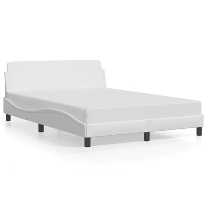 Bedframe "Dover" 137x190 cm kunstleer wit