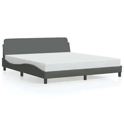Bedframe "Dover" stof donkergrijs 183x213 cm