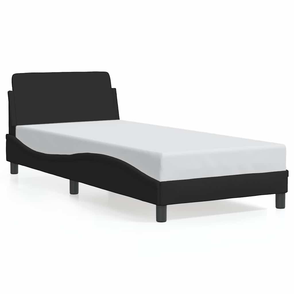 Bedframe Dover zwart 90x190 cm stof