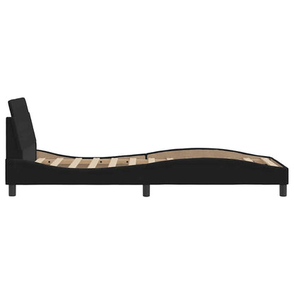 Bedframe Dover zwart 90x190 cm fluweel