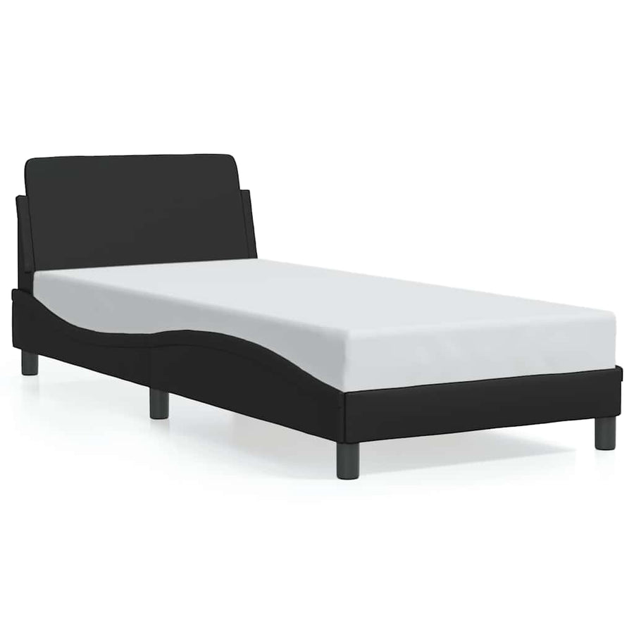 Bedframe Dover zwart 90x190 cm kunstleer