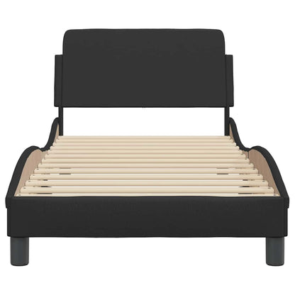 Bedframe Dover zwart 90x190 cm kunstleer