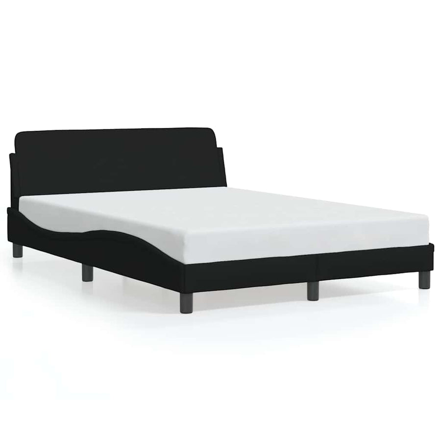 Bedframe Dover zwart 135x190 cm stof