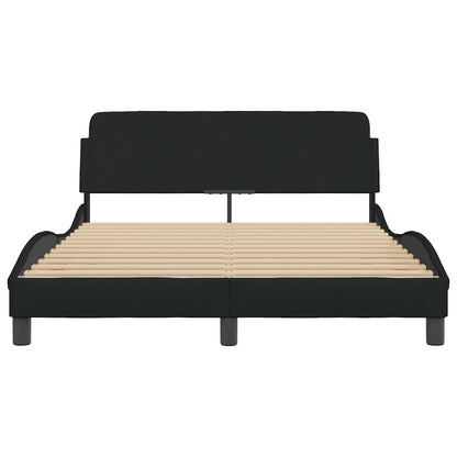 Bedframe Dover zwart 135x190 cm stof