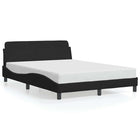 Bedframe 135x190 cm zwart fluweel