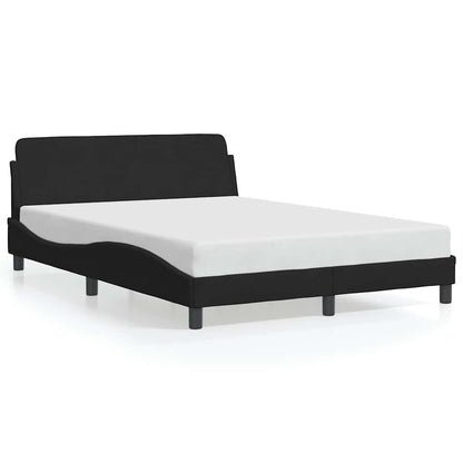 Bedframe Dover zwart 135x190 cm fluweel