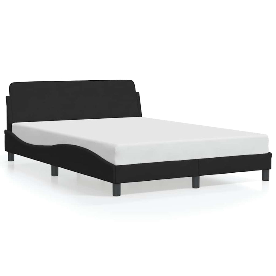 Bedframe Dover zwart 135x190 cm fluweel