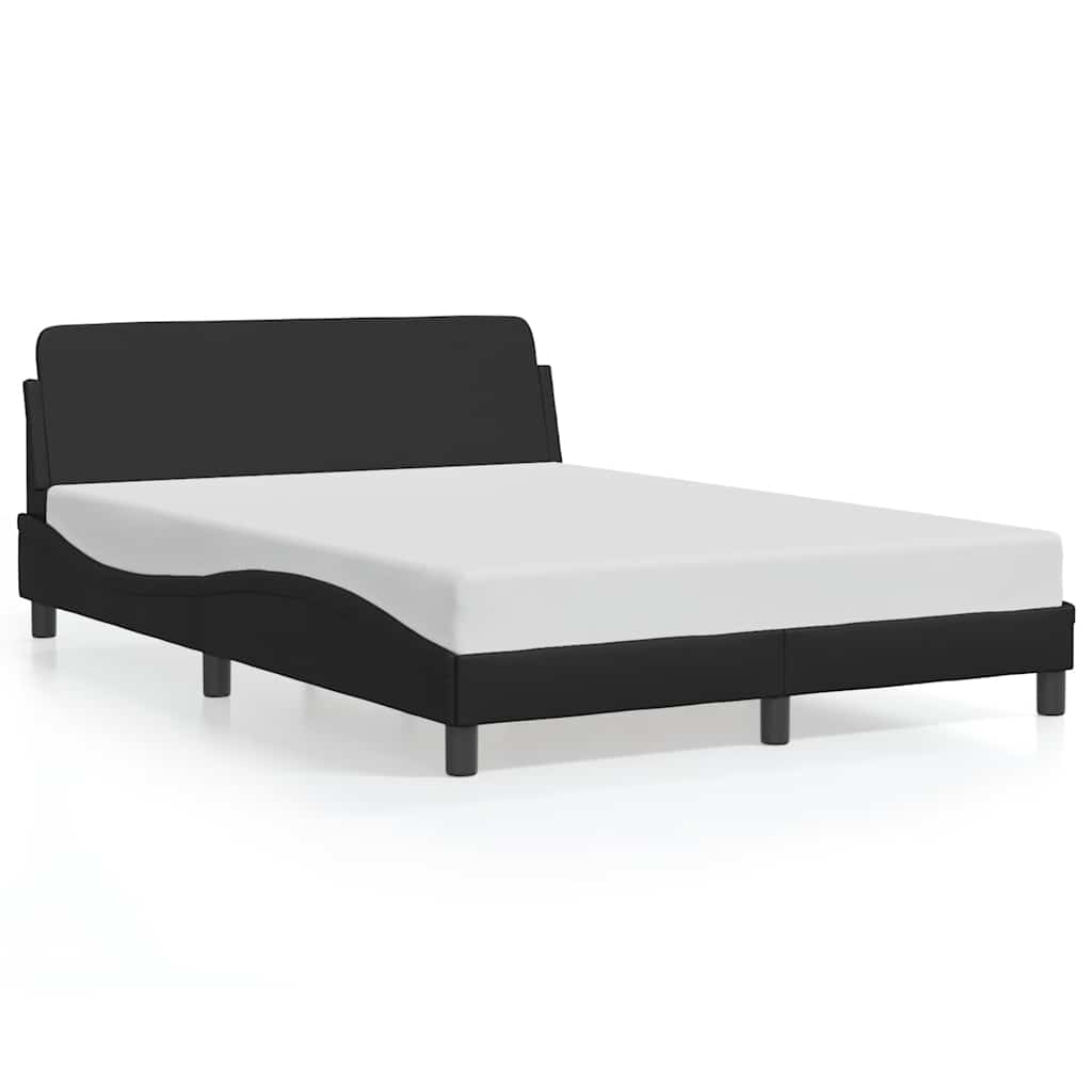 Bedframe Dover zwart 135x190 cm kunstleer