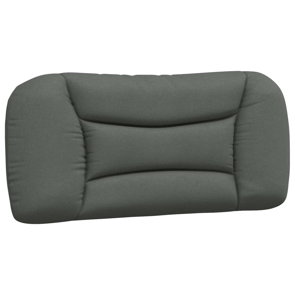 Hoofdbordkussen Stof Donkergrijs 80 cm