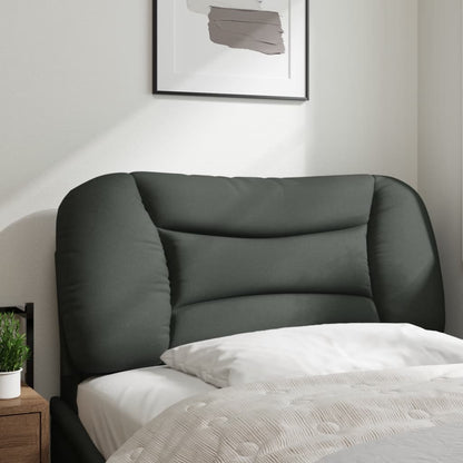 Hoofdbordkussen Stof Donkergrijs 80 cm