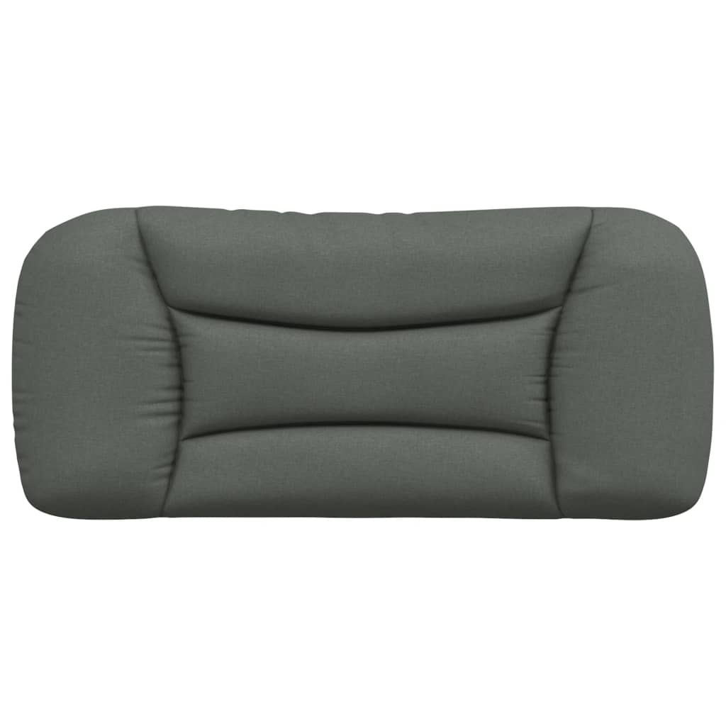 Hoofdbordkussen Stof Donkergrijs 80 cm