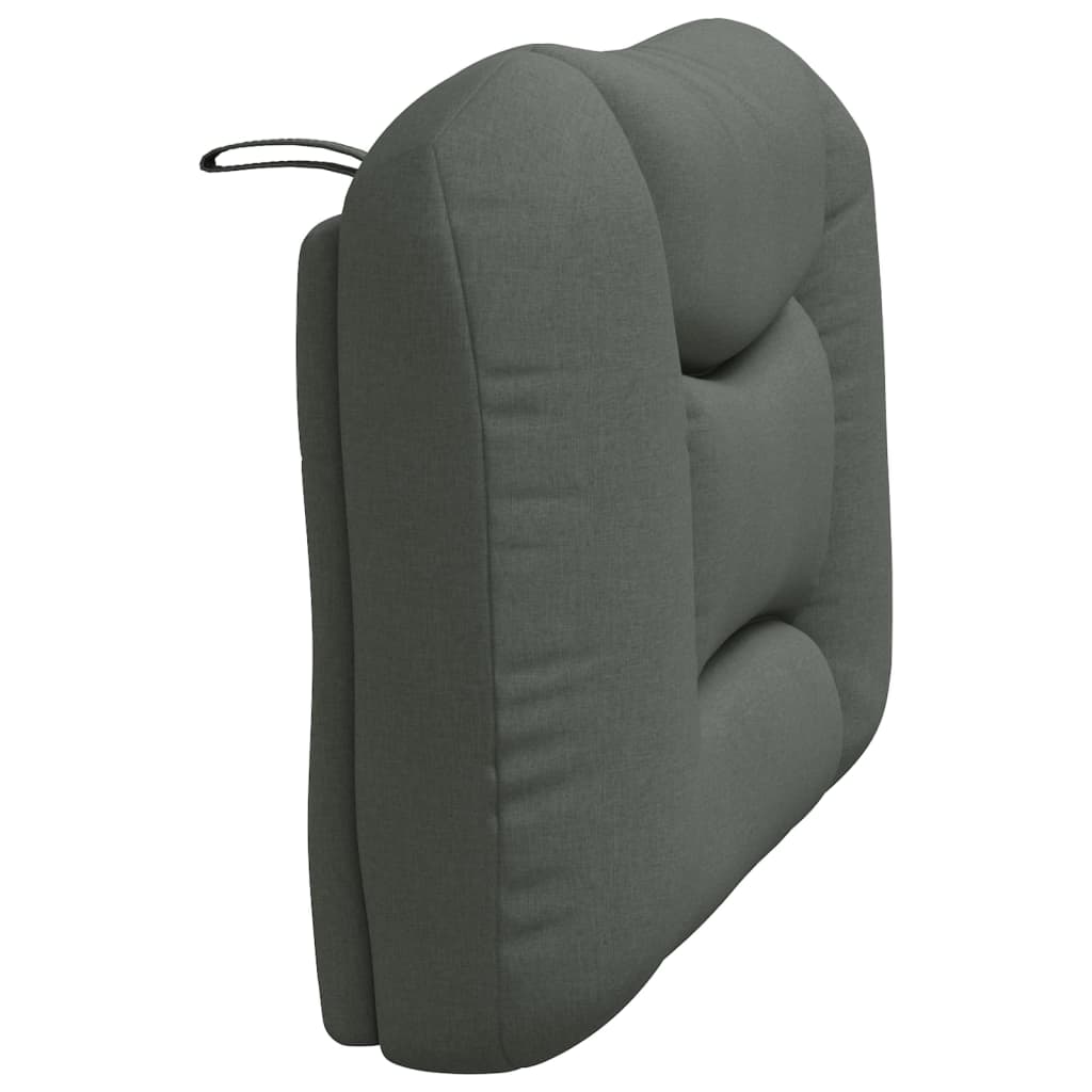 Hoofdbordkussen Stof Donkergrijs 80 cm