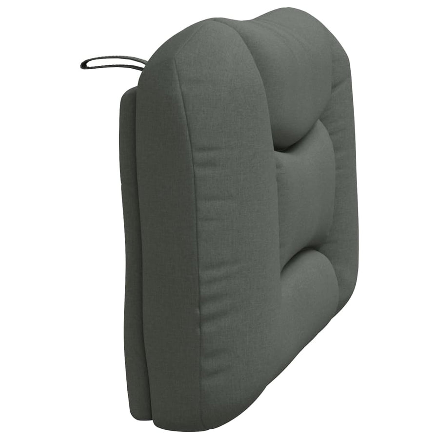 Hoofdbordkussen Stof Donkergrijs 80 cm