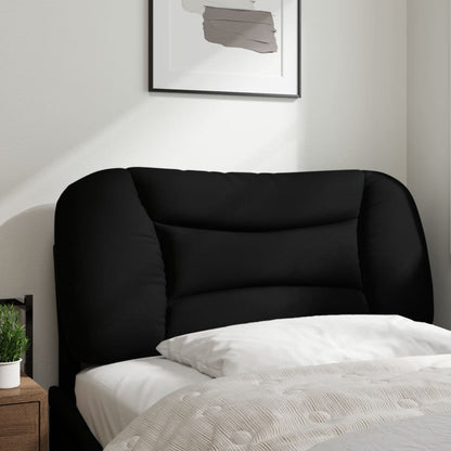 Hoofdbordkussen Stof Zwart 80 cm
