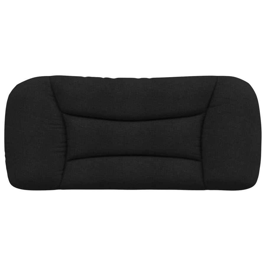 Hoofdbordkussen Stof Zwart 80 cm