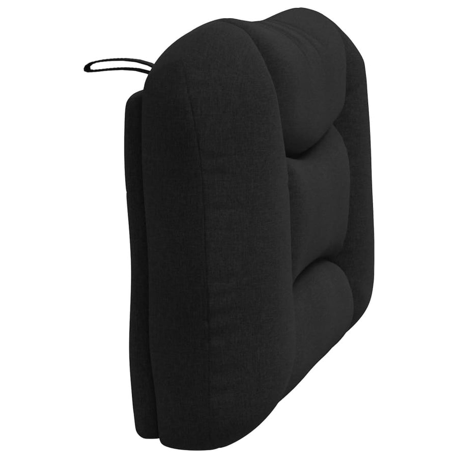 Hoofdbordkussen Stof Zwart 80 cm