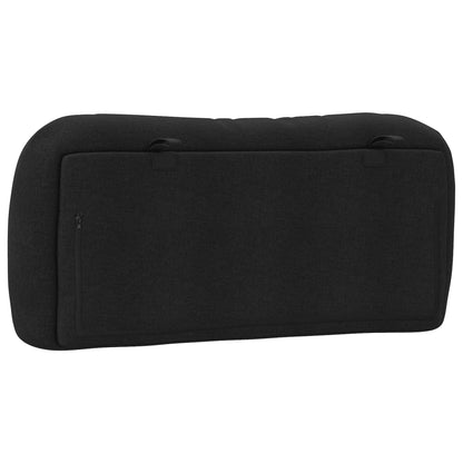 Hoofdbordkussen Stof Zwart 80 cm