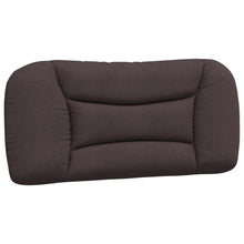 Hoofdbordkussen Stof Donkerbruin 80 cm