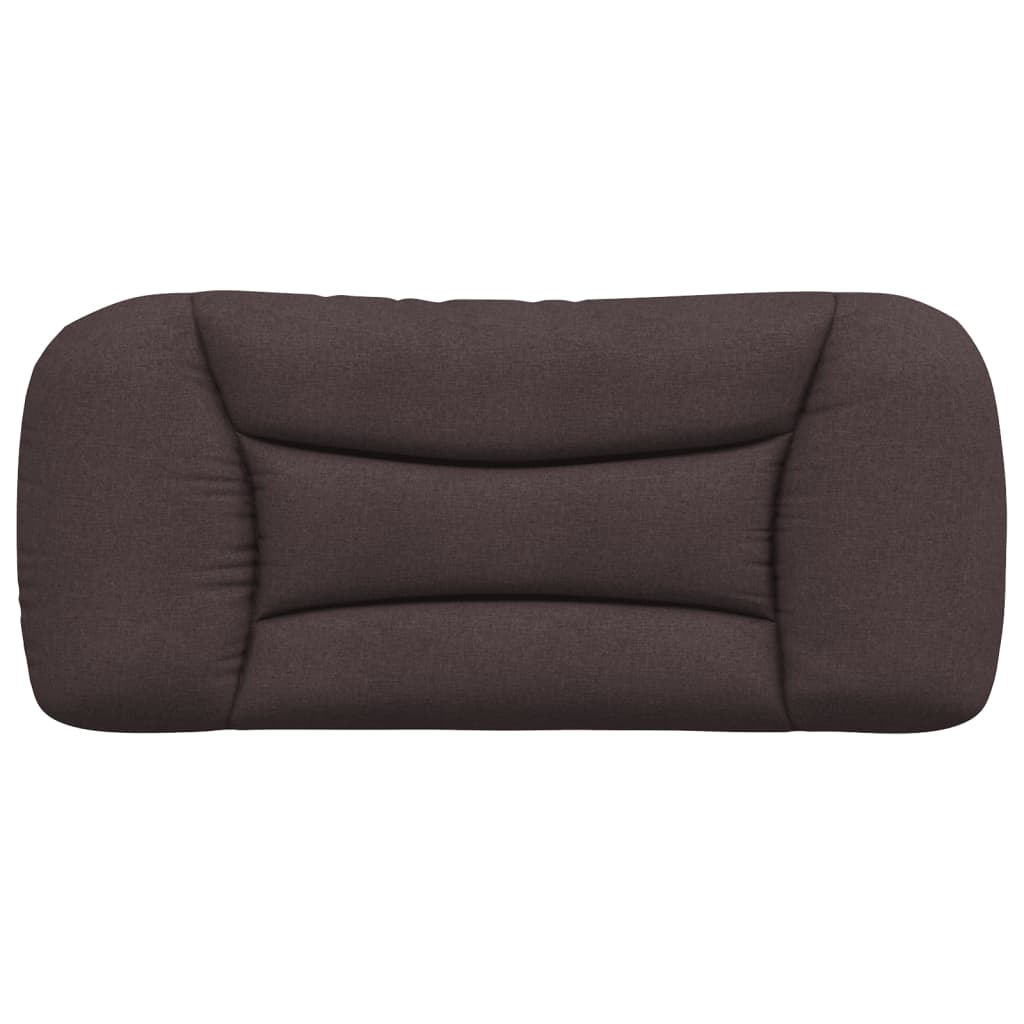 Hoofdbordkussen Stof Donkerbruin 80 cm