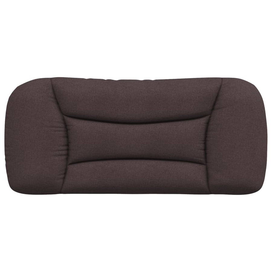Hoofdbordkussen Stof Donkerbruin 80 cm