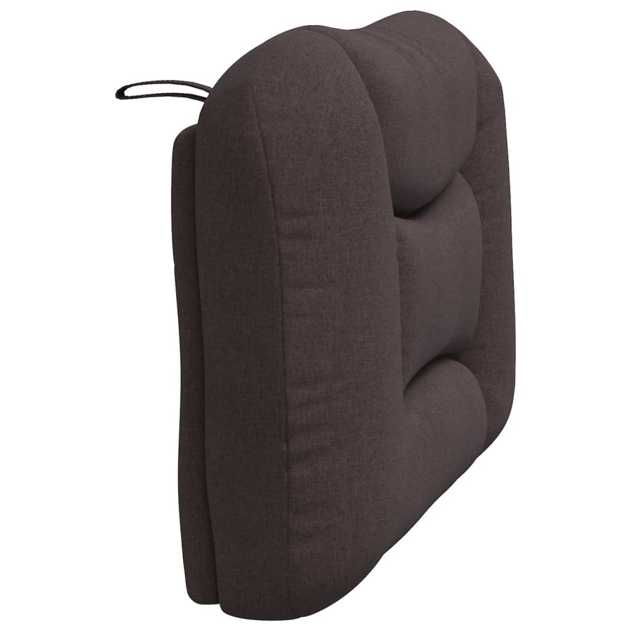 Hoofdbordkussen Stof Donkerbruin 80 cm