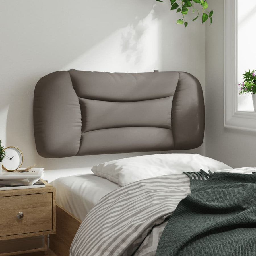 Hoofdbordkussen Stof Taupe 80 cm