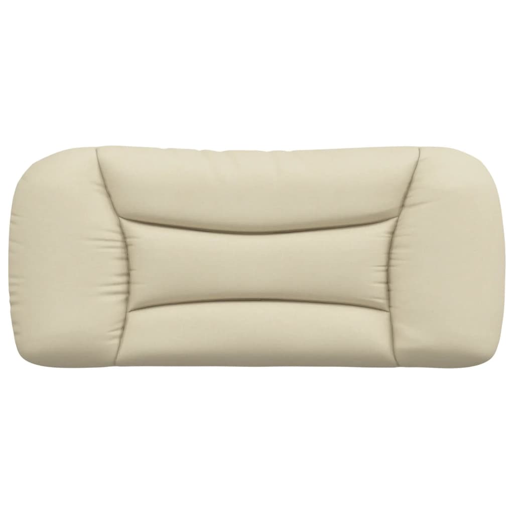 Hoofdbordkussen Stof Kleurig Crème 80 cm