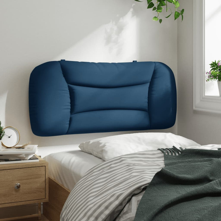 Hoofdbordkussen Stof Blauw 80 cm