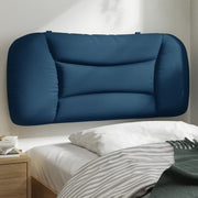 Hoofdbordkussen 80 cm stof blauw