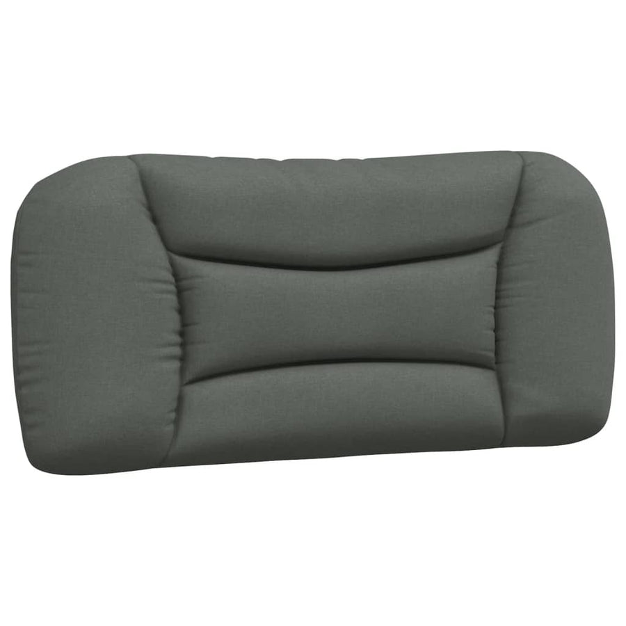 Hoofdbordkussen Stof Donkergrijs 90 cm