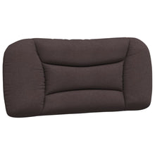 Hoofdbordkussen Stof Donkerbruin 90 cm