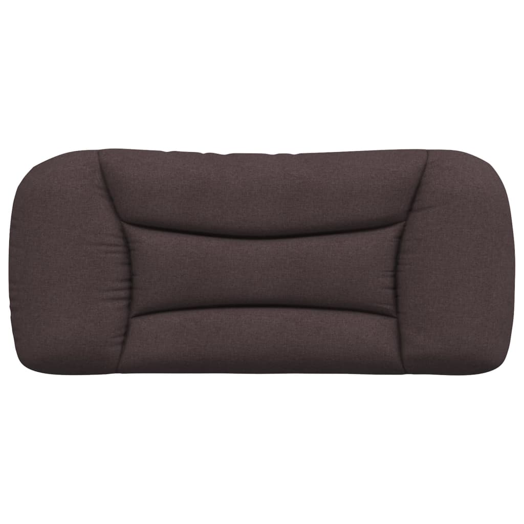 Hoofdbordkussen Stof Donkerbruin 90 cm