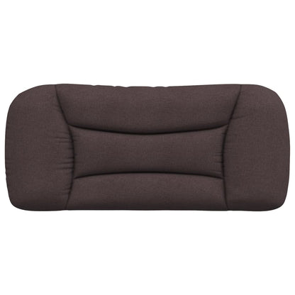 Hoofdbordkussen Stof Donkerbruin 90 cm