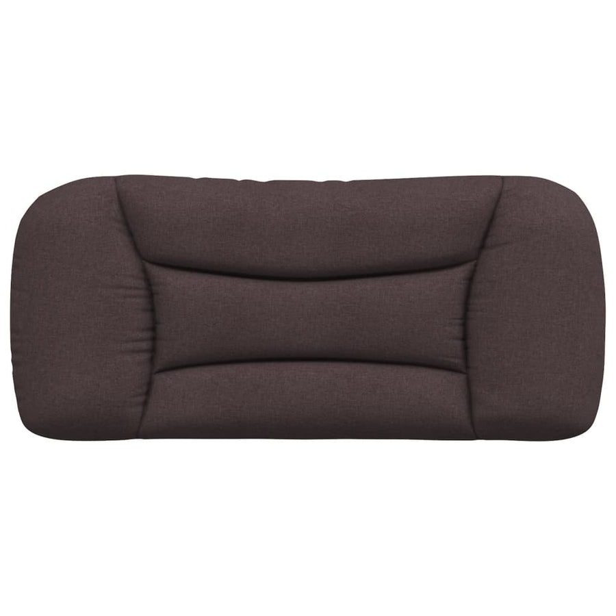 Hoofdbordkussen Stof Donkerbruin 90 cm