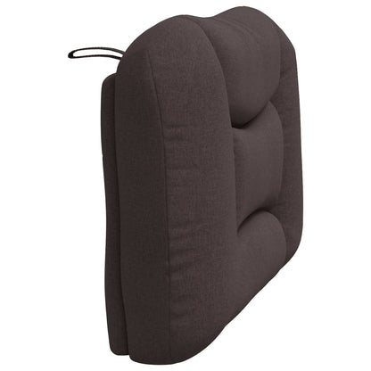 Hoofdbordkussen Stof Donkerbruin 90 cm