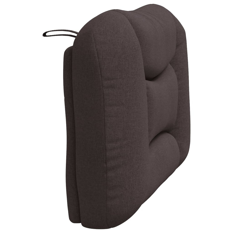 Hoofdbordkussen Stof Donkerbruin 90 cm