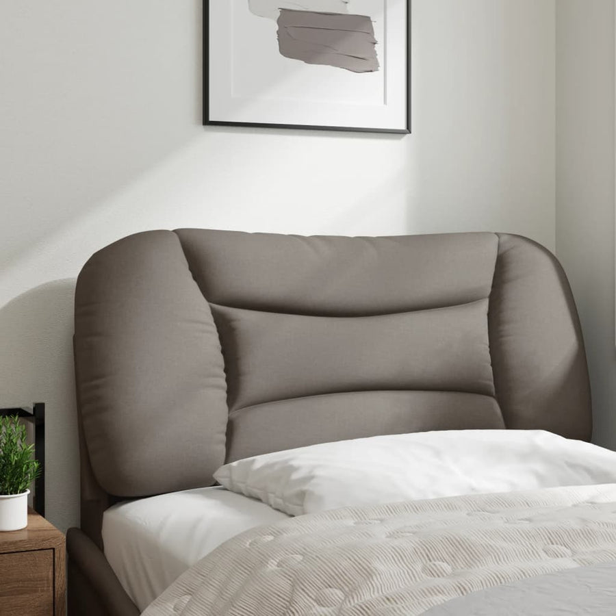 Hoofdbordkussen Stof Taupe 90 cm
