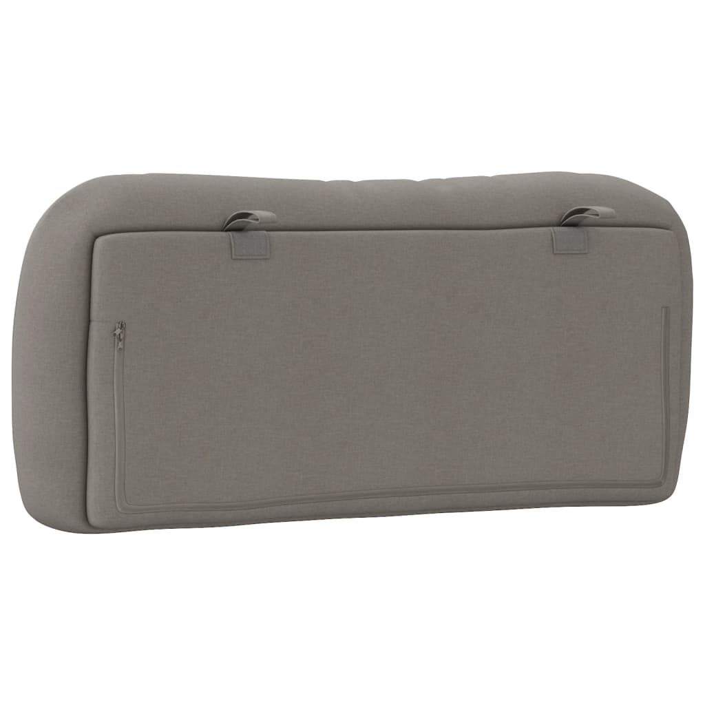 Hoofdbordkussen Stof Taupe 90 cm