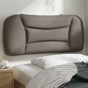 Hoofdbordkussen 90 cm stof taupe