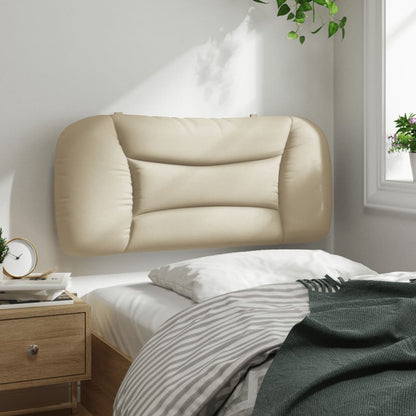 Hoofdbordkussen Stof Kleurig Crème 90 cm