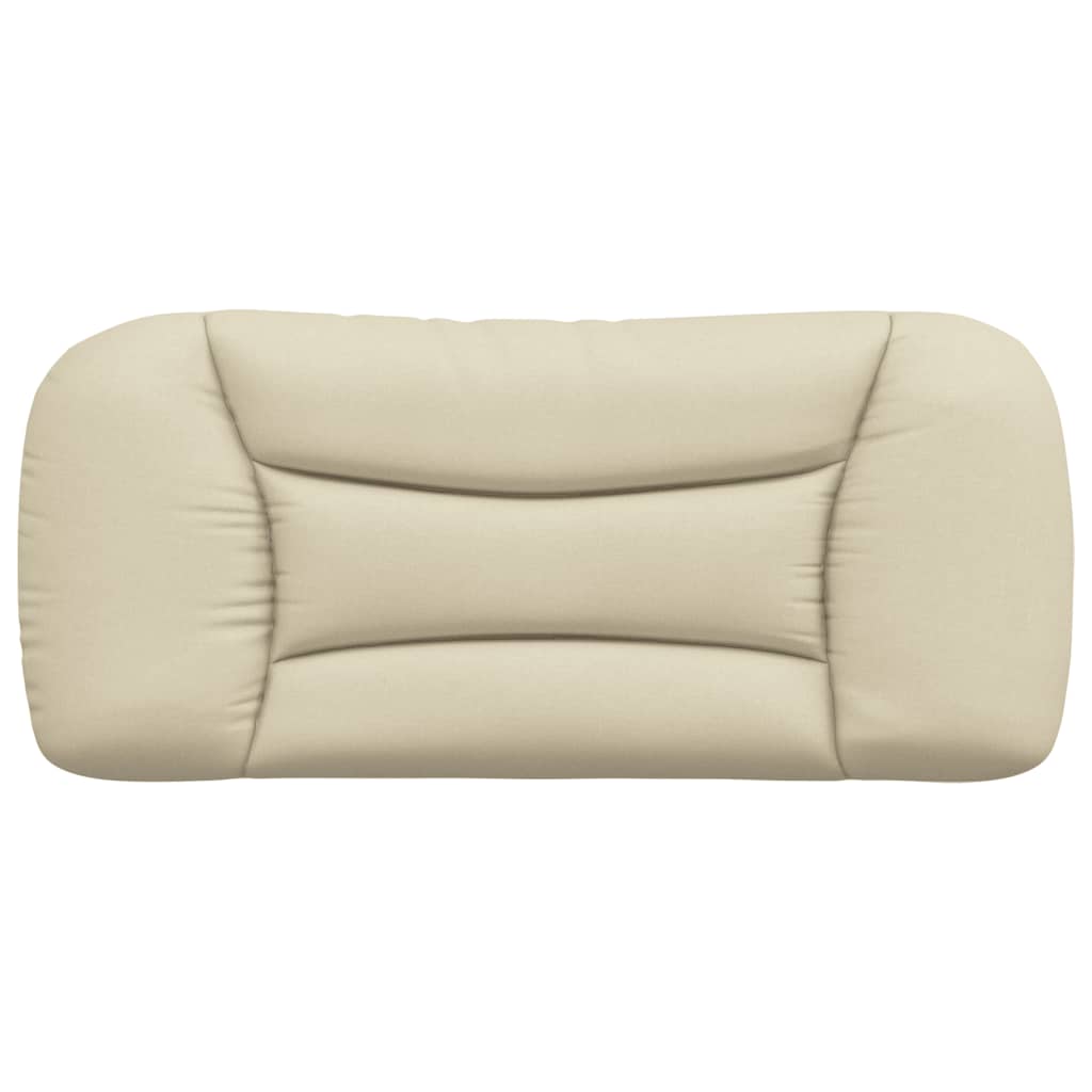 Hoofdbordkussen Stof Kleurig Crème 90 cm