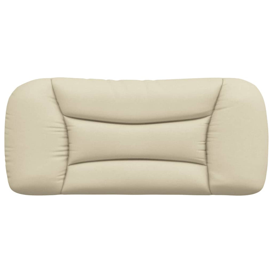 Hoofdbordkussen Stof Kleurig Crème 90 cm
