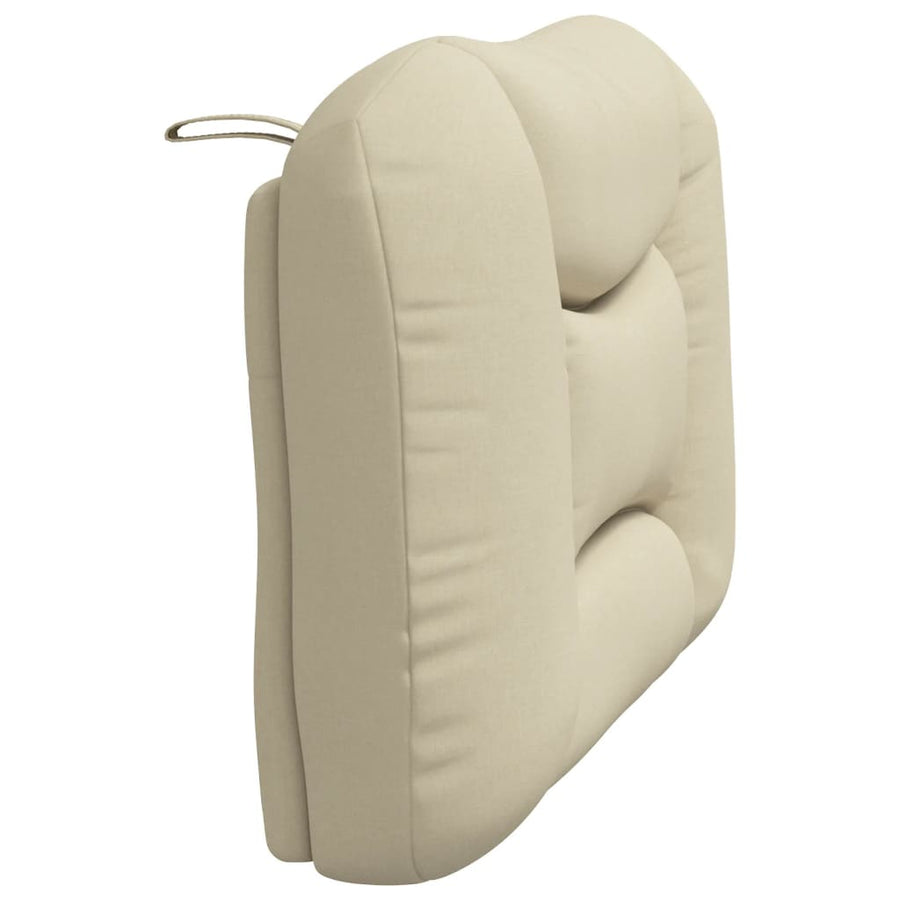 Hoofdbordkussen Stof Kleurig Crème 90 cm