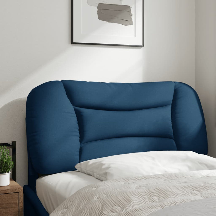 Hoofdbordkussen Stof Blauw 90 cm