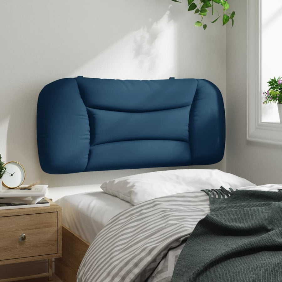 Hoofdbordkussen Stof Blauw 90 cm